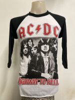 ??????? ? ?????. AC/DC 1970s เสื้อยืดวินเทจ เสื้อวง วงร็อค เสื้อโอเวอร์ปริ้นส์ Nirvana เสื้อ3D สไตล์วินเทจ  AcDc Label USA ผ้า 50/50