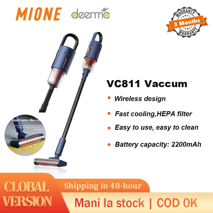 Deerma Handheld Cordless Vacuum Cleaner VC811 Detachable Light Weight