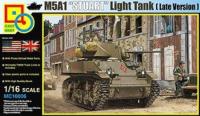 ชุดโมเดลงานอดิเรกที่ดีงาม MC16006 116 Scale M5A1 "STUART" Light Tank (การผลิตล่าช้า)