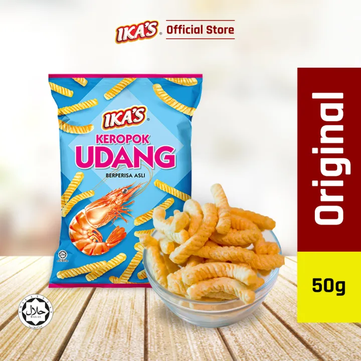 IKA'S Keropok Udang Asli - Crispy Prawn Crackers Original | Lazada