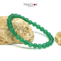 หินอเวนเจอรีน Green Aventurine 6 มิล หินแห่งความโชคดี เสริมโชคลาภจากการเสี่ยงดวง หินนำโชค กำไลหินมงคล กำไลหิน กำไลข้อมือ หินสีเขียว