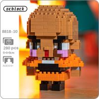 SC 8818-10 Anime Ranking of Kings Warrior Drushi Shield Hero Doll 3D Mini Diamond Blocks Bricks Building Toy for Children no Box