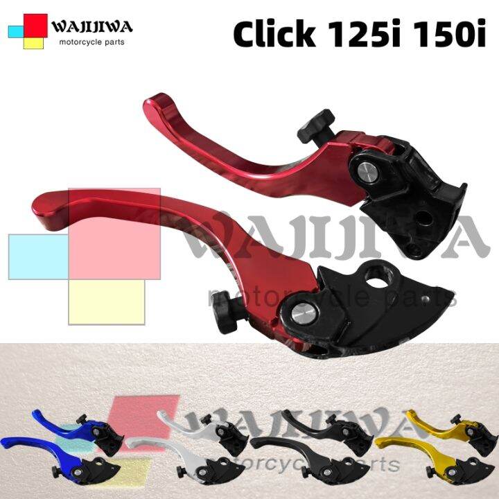 WAJIJIWA Motorcycle Honda Click 125i 150i V1 V2 Brake Lever Half CNC