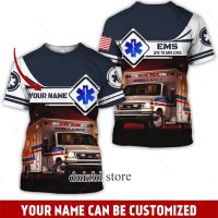 Personalized Name EMS 3D All Over Printed Clothes