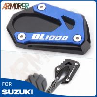 Motorcycle Accessories Side Stand Plate Kickstand Enlarger Support Extension Pad For SUZUKI DL1000 VSTROM 1000/XT V STROM 1000