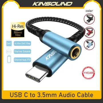 Kinsound usb c discount to 3.5 mm