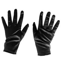 Ladies Short Sunscreen Satin Satin Glove Surface Dance Performance Gloves Spandex Etiquette Gloves