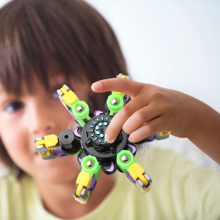 fidget-chain-ของเล่นเด็กคลายเครียด-ของเล่นสปินเนอร์มือบีบอัดของขวัญ