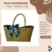 กระจูดสานทรงกล่องพับขอบ  ส่งจากแหล่งผลิต งานจากวัสดุธรรมชาติ Thaihandmade ของรับไหว้ #krajoodbag #thaihandmade #ของขวัญ#กระเป๋าสาน