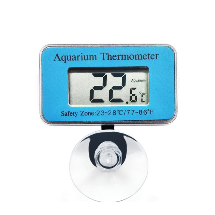 เครื่องวัดอุณหภูมิ-ตู้ปลา-เครื่องวัดอุณหภูมิดิจิทัล-สำหรับตู้ปลา-แสดงตัวเลข-กันน้ำ