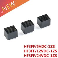 5Pcs 10A Relay HF3FF-JQC-3FF- 5VDC-1ZS 12VDC-1ZS 24VDC-1ZS(551) DIP5 5V 12V 24V DC 5Pin