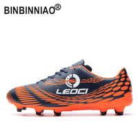 BINBINNIAO size 33-45 Football Boots Kids Boys Girls Soccer Shoes Men Women Trainers Cleats Sport Sneakers