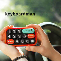 Creative Car Phone Number Keyboard บัตรจอดรถชั่วคราวใบอนุญาตหมายเลขศัพท์ป้ายหยุดป้าย Auto อุปกรณ์ตกแต่งภายใน