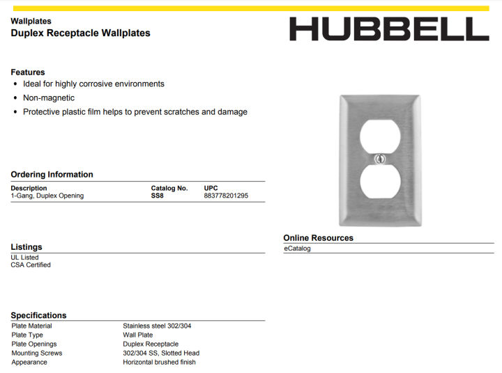 ฝาครอบ-2ช่อง-stanless-hubbell-ss8-wall-plates-made-in-usa-ร้าน-all-cable