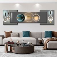 [COD] Fulu Gaozhao living room decorative painting atmosphere light luxury background wall hanging superimposed mural
