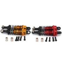 4 Pcs Oil Adjustable 65mm Shock Absorber Damper Red &amp; Yellow