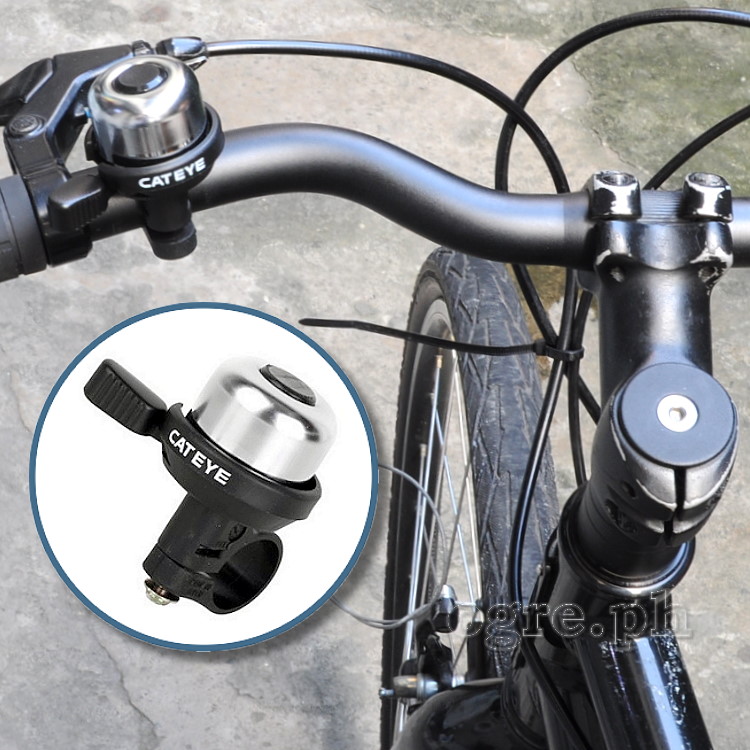 Cateye Bike Bell PB-1000AL Wind Aluminium Bicycle Safety Bell 
