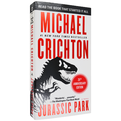 Authentic English original book Jurassic Park Michael Crichton Michael Clayton film original novel pocket edition