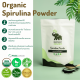 Organic Spirulina Powder Premium Quality ( Spray dried ) ผงสาหร่ายเกลียวทอง ผงสาหร่ายสไปรูลิน่า ออร์แกนิค