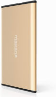 Maxone 500GB Ultra Slim Portable External Hard Drive HDD USB 3.0 for PC, Mac, Laptop, PS4, Xbox one - Gold 500GB Gold