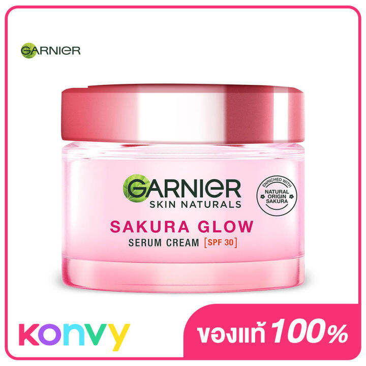 Garnier Sakura Glow Hyaloron Serum Cream Spf30 Pa 50ml Th