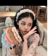 Cài tóc vải vôn nhún siêu cute