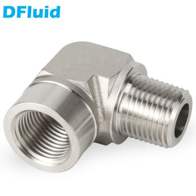 【YF】☇▦✽  SS316 Female to Male ELBOW NPT BSP BSPT 1/8  1/4  3/8  1/2  3/4  3000psig 20MPa Pipe Fitting
