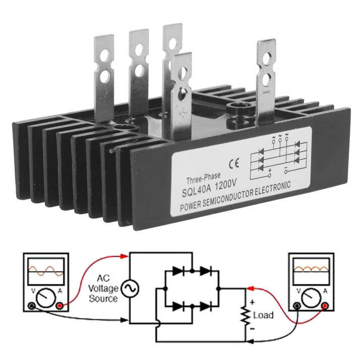 Diode Bridge Rectifier Fast Heat Dissipation Lightning Protection