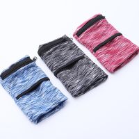 Zipper Running Bag Wrist Wallet Pouch Wrist Bag Basketball Yoga Wristband Sweatband Sports Arm Bag for Key Card Storage Case