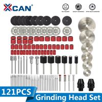 XCAN Mini Rotary Tool Accssory Set 121pcs HSS Mini Drill Bit Diamond Rotary File Cut off Saw Blade Polishing Sanding Cutting Kit Cleaning Tools