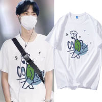 เสื้อยืด การออกแบบดั้งเดิม เสื้อยืด Wang Yibo  เสื้อยืดหวังอี้ป๋อ เสื้อยืดผ้าฝ้าย S-5XL