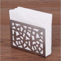 【CW】 Table Napkin Holder Clip Rack Serviette Organizer Tissue Dispenser Storage