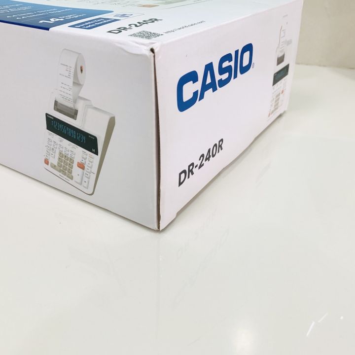 casio-เครื่องคิดเลขพิมพ์กระดาษ-รุ่น-dr-240r-รุ่นใหม่ประหยัดไฟเมื่อไม่ใช้งานเหมือนหน้าจอคอม-ประกันศูนย์-2-ปี-จาก-m-amp-f888b