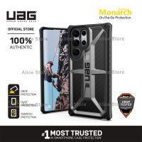 UAG Monarch Series Phone Case for Samsung Galaxy S22 Ultra / S22 with Military Drop Protective Case Cover - Grey