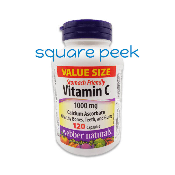 ber Naturals Stomach Friendly Vitamin C 1000mg Calcium Ascorbate
