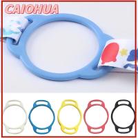 CAIOHUA 10pcs ที่มีคุณภาพสูง เครื่องมือเดินป่าตั้งแคมป์ ตะขอหัวเข็มขัดยาง ที่วางขวดน้ำ คาราบิเนอร์กลางแจ้ง หัวเข็มขัดแขวนกาต้มน้ำ หัวเข็มขัดกาต้มน้ำกีฬา