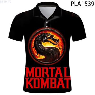 【high quality】  2020 New Mortal Kombat 3d Printed Polo Shirt Men Cool Streetwear Fashion Camisas Harajuku Short Sleeve Casual Hombres Ropa