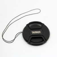 55mm 55 Center Pinch Snap-on Front Lens Cap Hood Cover protector with Strap for Tamron 902.8 602 len camera dslr