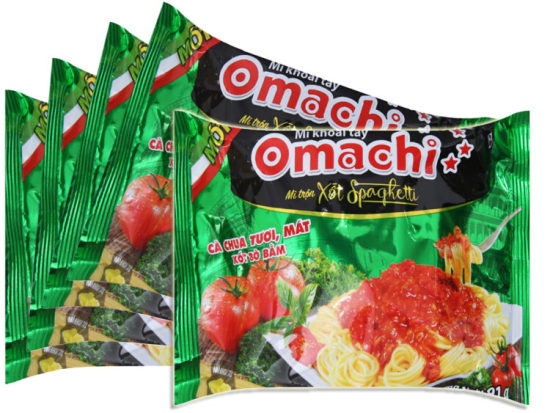 Thùng 30 gói mì khoai tây omachi tôm chua cay thái 80g - ảnh sản phẩm 1