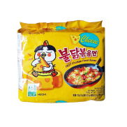 Mì Khô Gà Cay SamYang Vị Phô Mai Hàn Quốc Hot Cheese Chicken Ramen Túi 5