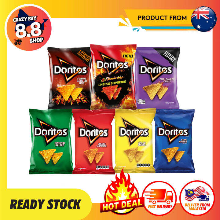 [Australia] Doritos Assorted Flavour 150g/170g CheeseSupreme/CoolRanch