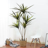 ใหม่90-120เซนติเมตรประดิษฐ์ Dracaena พืชปลอมพลาสติกปาล์มใบ Cycas พืชสำหรับบ้านในร่มตกแต่งสวนปลอมทรอปิคอลกระถาง