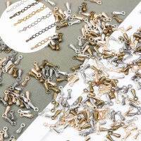 100Pcs 2X7มม.หยดน้ำสายไฟ Charms End ลูกปัดสำหรับสร้อยข้อมือสร้อยคอปลายจีบโซ่เงินสำหรับเครื่องประดับหาง Clasp ทำเครื่องประดับจี้