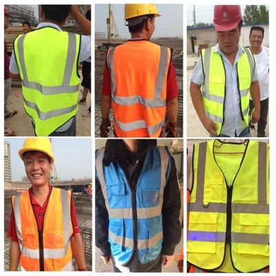 Yellow Reflective Vest Stay Visible with this Reflective Safety Vest Portable Vest Perfect for Outdoor Activities D7YA