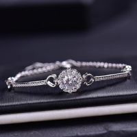 925 Sterling Silver 1 CT Moissanite celet Wbirthday Party Couple Gifts 6.5mm D Color High Quality for Girlfriend celet