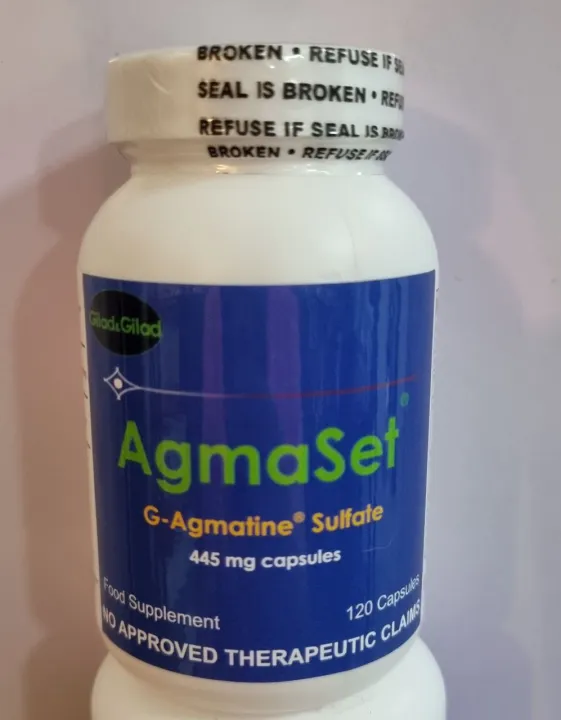 Agmaset (GAgmatine Sulfate) 445mg 120 Capsules Lazada PH