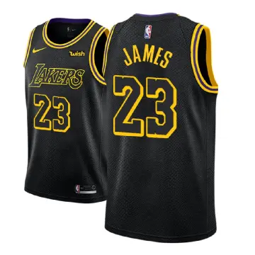 L.a.lakers #3 Anthony Davis Black Purple & Gold Practice Jersey Size 2xl  Mens for sale online