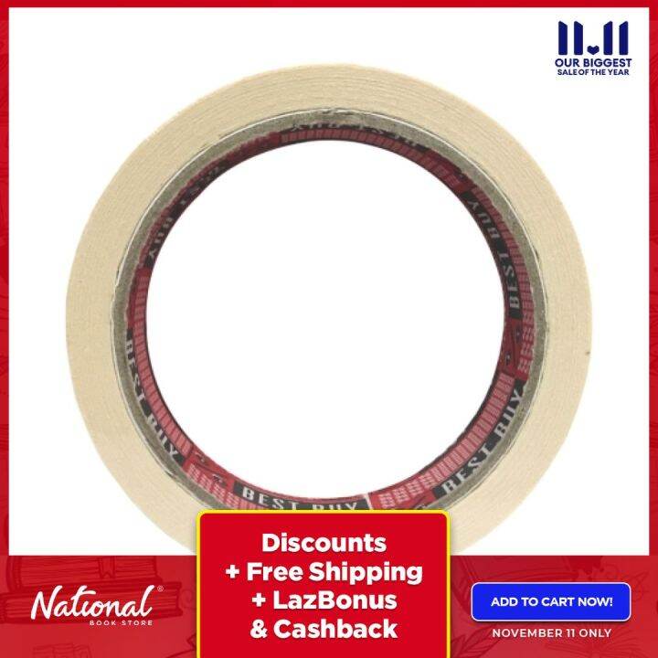 BEST BUY MASKING TAPE 24MMX22M Lazada PH