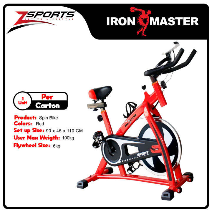 iron master spin bike