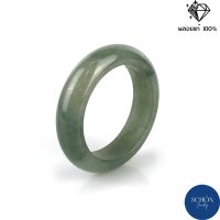 แหวนหยกพม่า แหวนหยกแท้ แหวนหยกธรรมชาติ Jadeite Ring หยกเนื้อแข็ง เพิ่มดวง เสริมโชค (รับประกัน หยกแท้ ตลอดชีพ)